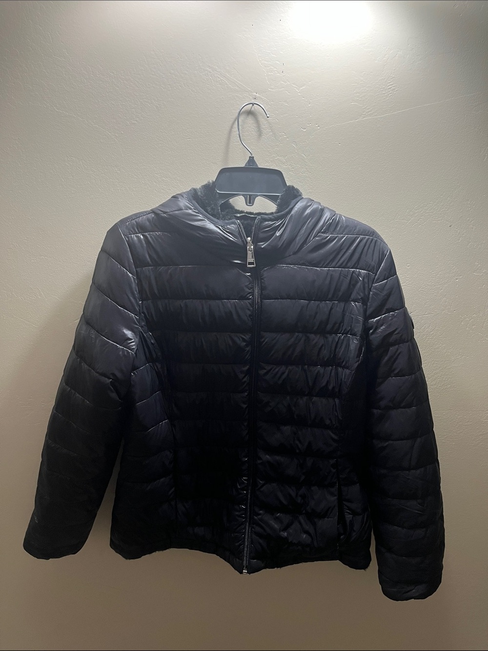 Andrew Marc Women's Black Quilted Puffer Jacket
